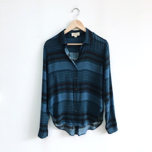 ⚡️SOLD⚡️Cloth & Stone Mixed Stripe Buttondown - xs
